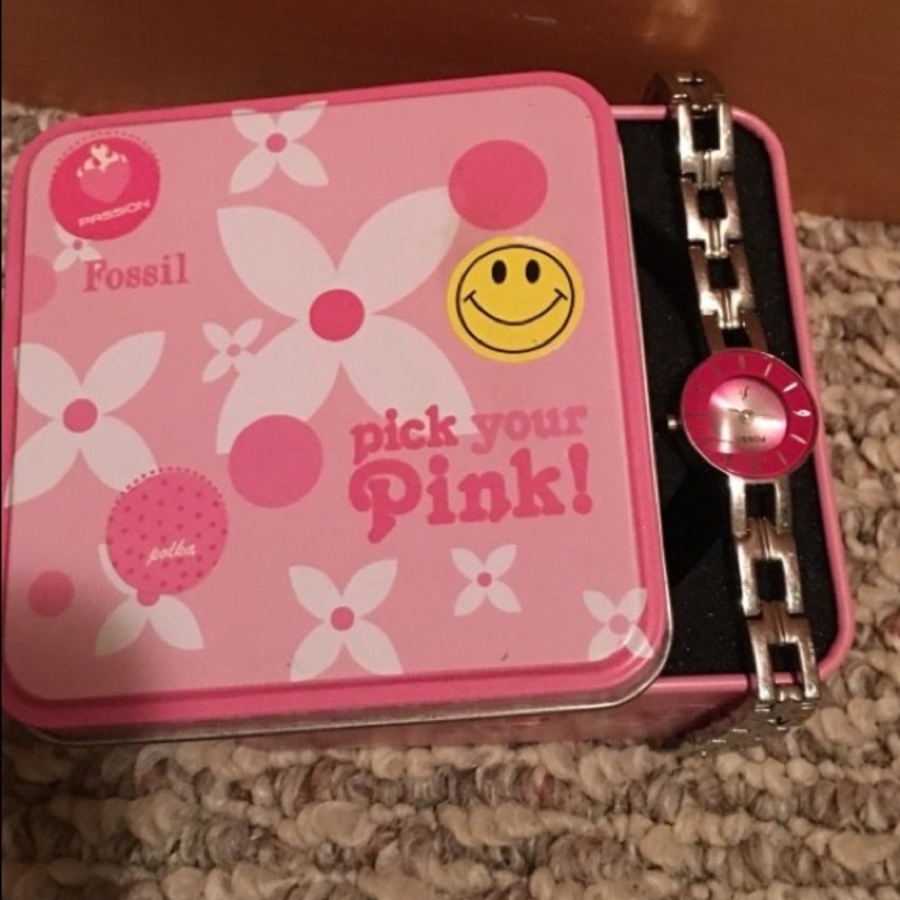 Fossil Pink Watch